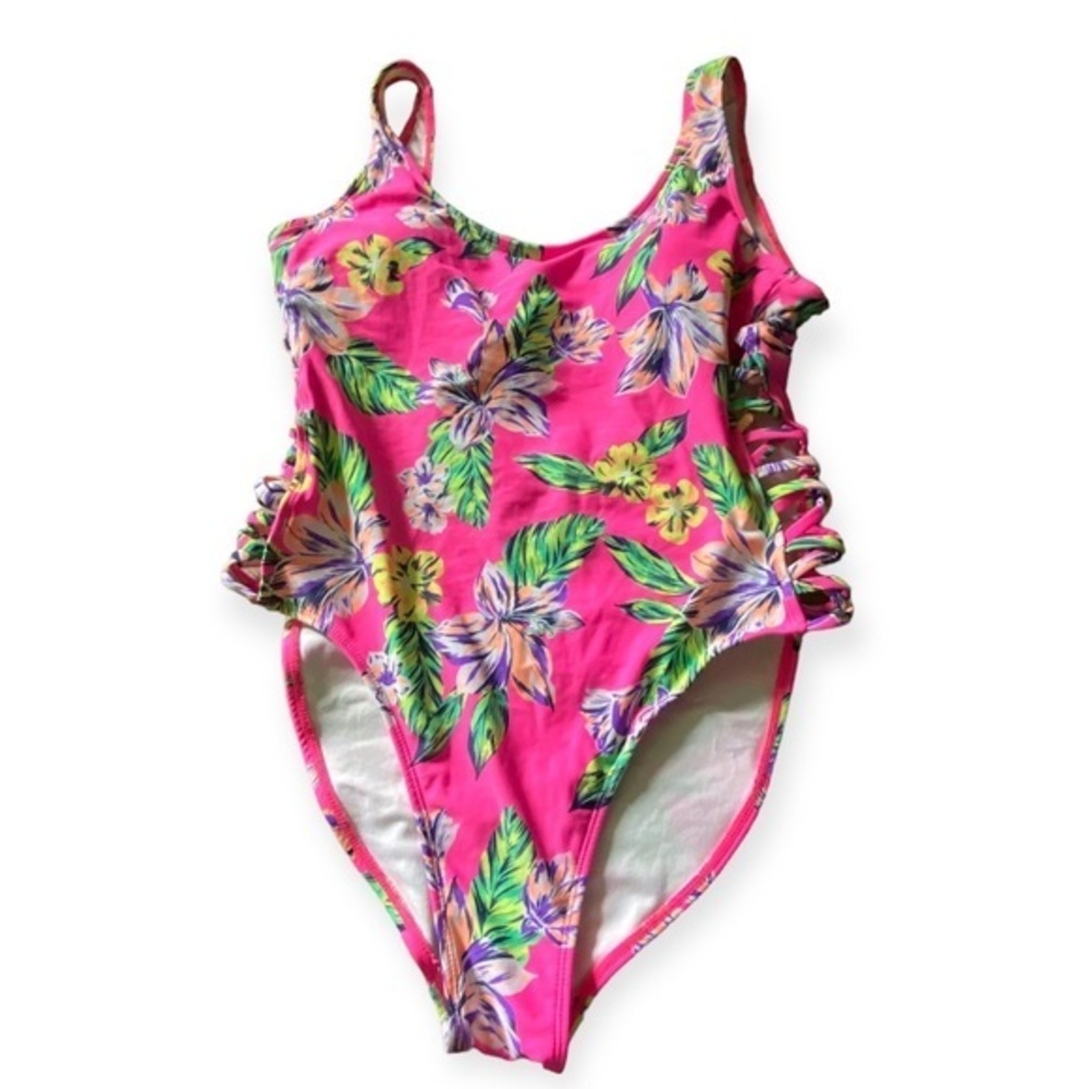 No Boundaries Swim Suit Size 11-13 Large Women’s Jrs‎ One Piece Pink